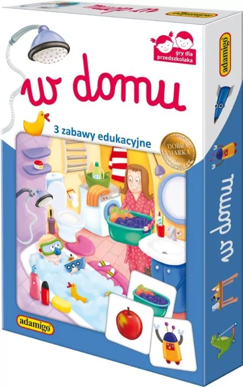 W domu. 3 zabawy edukacyjne. Zestaw edukacyjny - tantis.pl