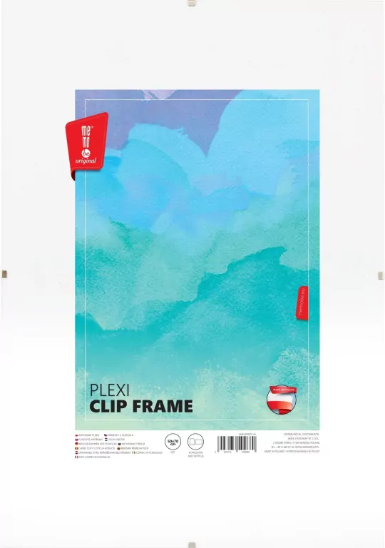 Antyrama B2 pleksi MEMOBE 50x70 cm. - tantis.pl