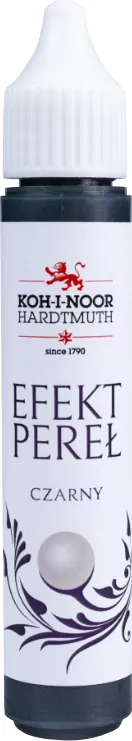 Pisak z efektem perłowym czarny 30ml - tantis.pl