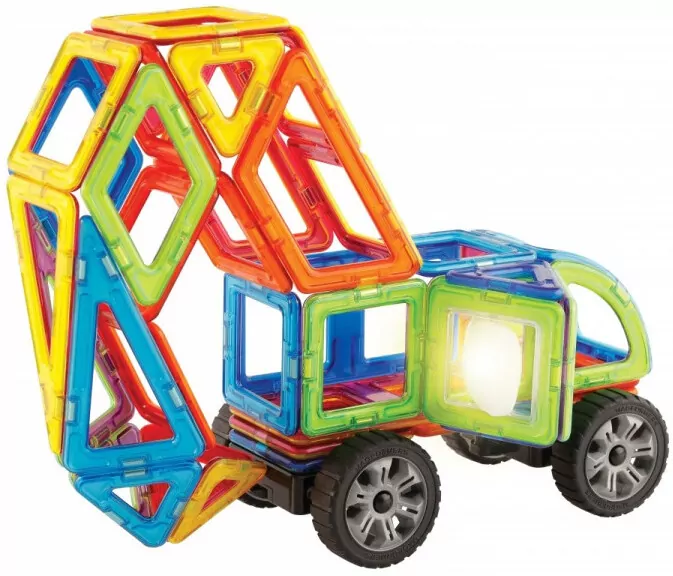 Magformers. Dynamic Flash. Klocki magnetyczne. 54 elementy - tantis.pl