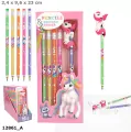 Ołówki tęczowe + figurka Jednorożec Ylvi 12861A - tantis.pl