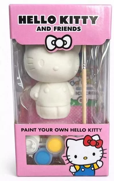 Figurka Hello Kitty do malowania + farbki - tantis.pl