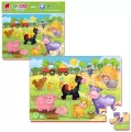 Piankowe puzzle A4. Zabawne obrazki. Farma - tantis.pl