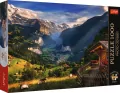 Trefl. Puzzle 1000. Dolina Lauterbrunnen - tantis.pl
