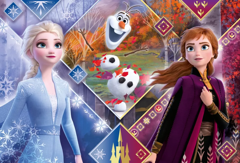 Puzzle 104. Maxi. Super Kolor. Frozen 2. 23739 - tantis.pl