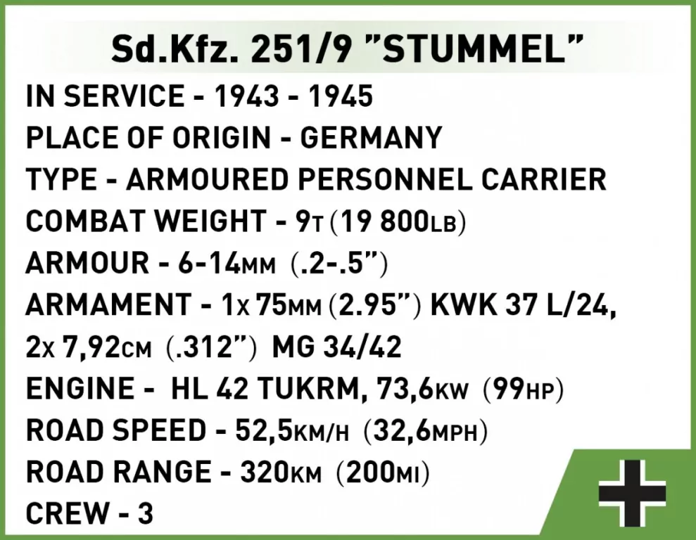 Sd.Kfz. 251/9 Stummel 1:35 - tantis.pl