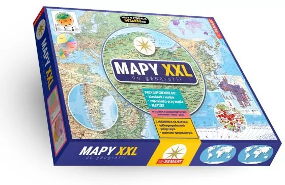 Mapy XXL. Do geografii - tantis.pl