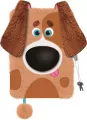 Pamiętnik z kłódką 3D włochacz A5 96k My Little Friend Dog - tantis.pl