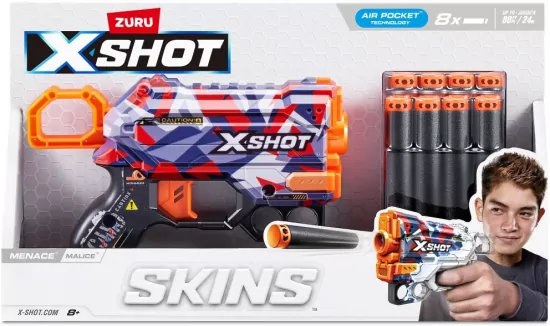 Wyrzutnia SKINS MENACE (8 Strzałek) wzór Malice