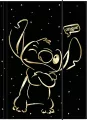Teczka A4 z gumką Disney Gold Stitch wzór 1 - tantis.pl
