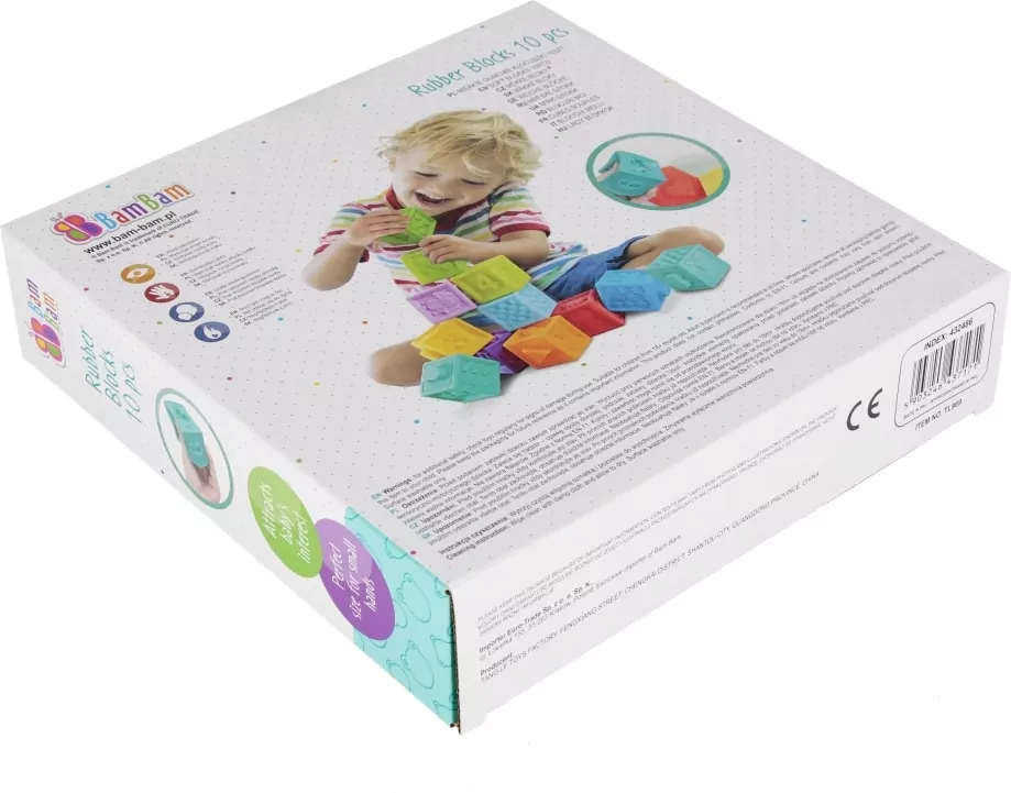 Gumowe klocki 10 sztuk - tantis.pl