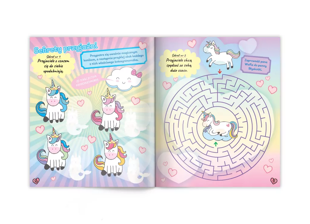 Moje Jednorożce. Czarujący przyjaciel. Zadanie Przyklejanie. Cz.5 - tantis.pl