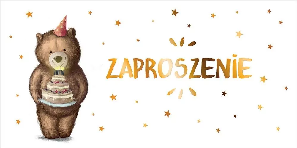 Zaproszenie Dziecięce Z67 (5szt) - tantis.pl