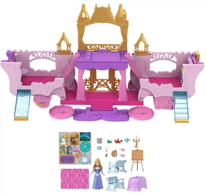 Disney Princess. Zestaw 2w1 Karoca i Zamek. HWX17 - tantis.pl