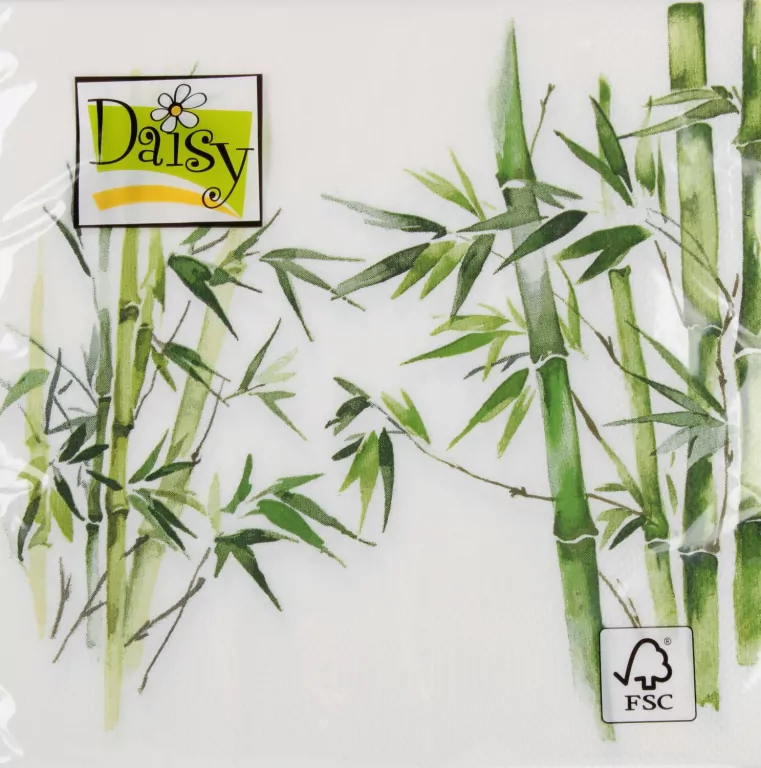 Serwetki DAISY Lunch SD 330x330 Bambusy 044401 - tantis.pl