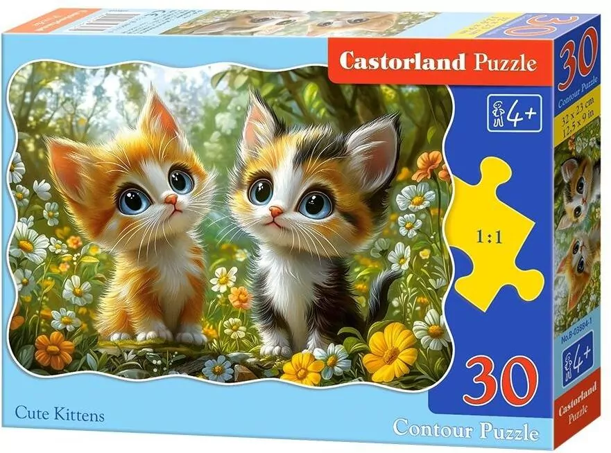Puzzle 30 Cute Kittens CASTOR - tantis.pl