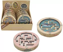 Labirynt. Drewniana gra zręcznościowa MIX