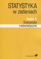 Statystyka  w zadaniach Część 2 Statystyka matematyczna - tantis.pl