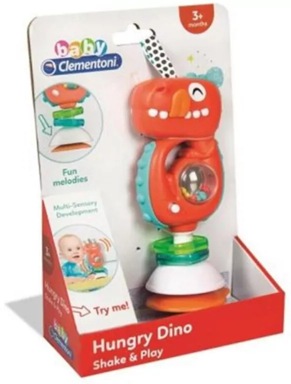 Interaktywna grzechotka. Dinozaur - tantis.pl