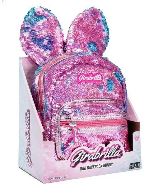 Girabrilla plecak cekinowy króliczek fiolet - tantis.pl