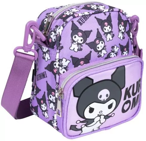 Torebka na ramię Kuromi violet - tantis.pl