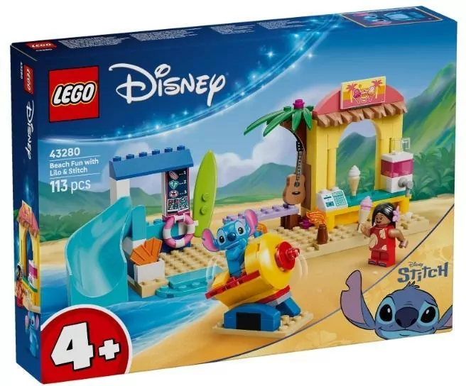 LEGO® Zabawa na plaży z Lilo i Stitchem 43280 - tantis.pl