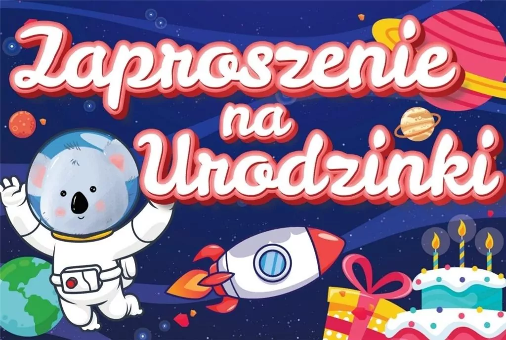 Zaproszenie na Urodzinki - tantis.pl