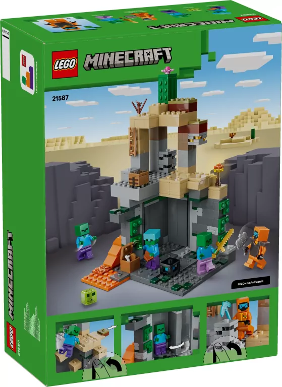 LEGO® Minecraft. Loch zombie 21587 - tantis.pl