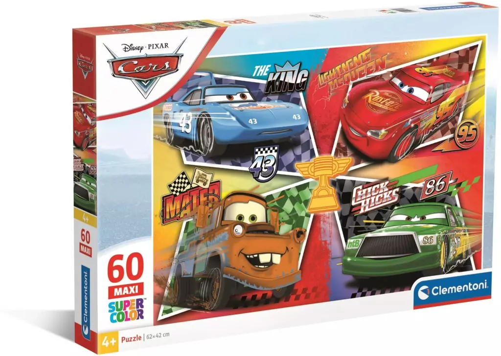 Puzzle 60 Maxi Super Color. Cars - tantis.pl