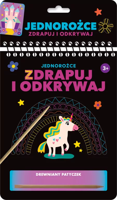 Zdrapuj i odkrywaj. Jednorożce - tantis.pl