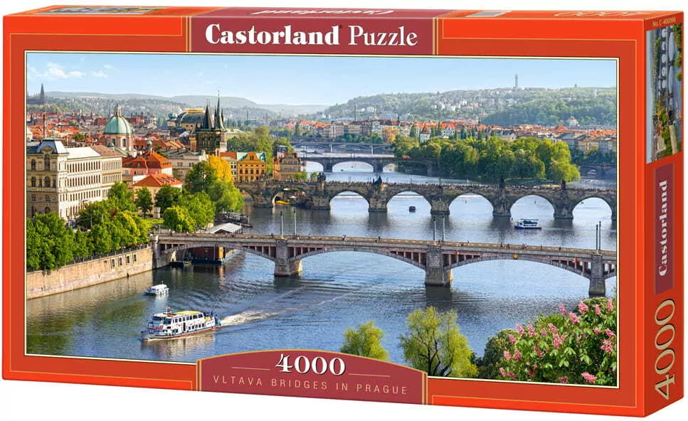 Puzzle 4000 Vltava Bridges in Prague 400096 - tantis.pl