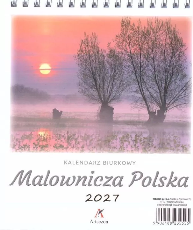 Kalendarz 2027 biurkowy 15x17cm ze zdjęciami MIX - tantis.pl