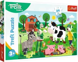 Puzzle 24 maxi. Trefliki na wsi TREFL