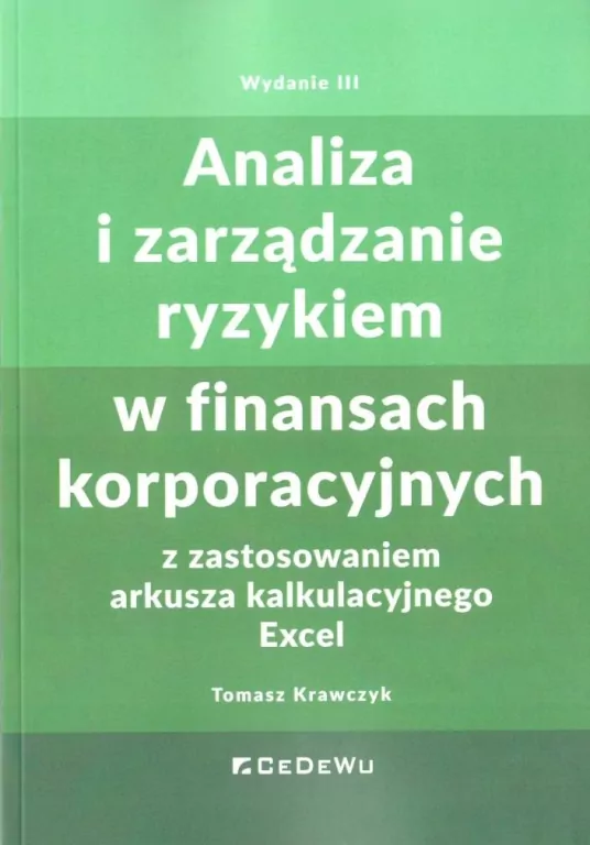Analiza i zarządzanie ryzykiem w finansach korporacyjnych - tantis.pl