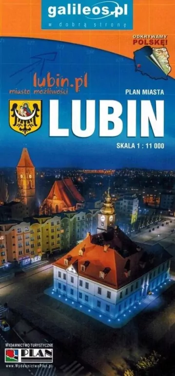 Mapa turystyczna - Lubin, Powiat Lubiński w.2022 - tantis.pl