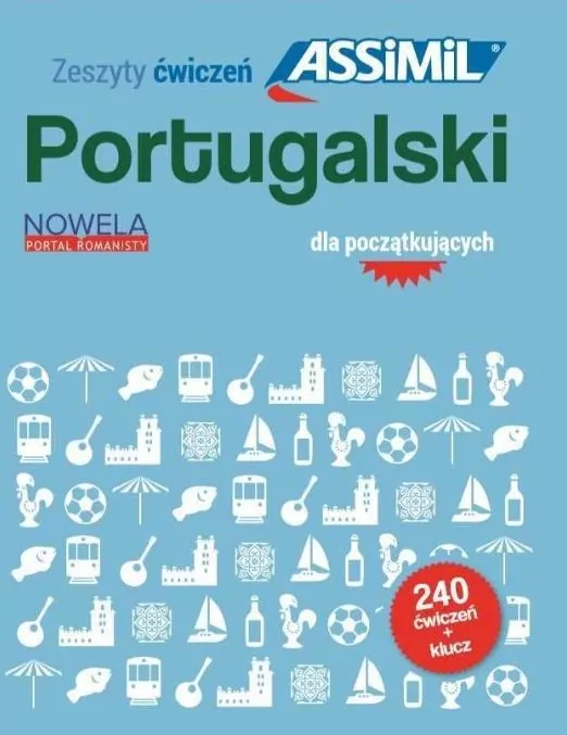 Portugalski dla początkujących 240 ćwiczeń + klucz - tantis.pl
