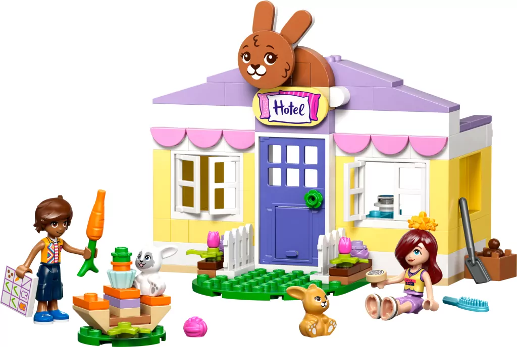 LEGO® Friends.  Hotel dla królików w mieście 42679 - tantis.pl