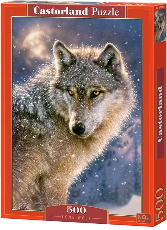 Puzzle 500. Samotny wilk. B-52431 - tantis.pl