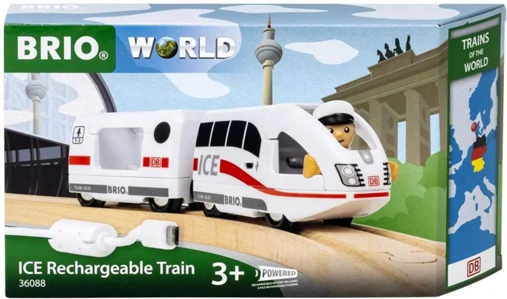 Brio. Pociągi świata. Pociąg ICE Ravensburger - tantis.pl