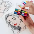 Kolorowanka plansze make-up KIDEA - tantis.pl