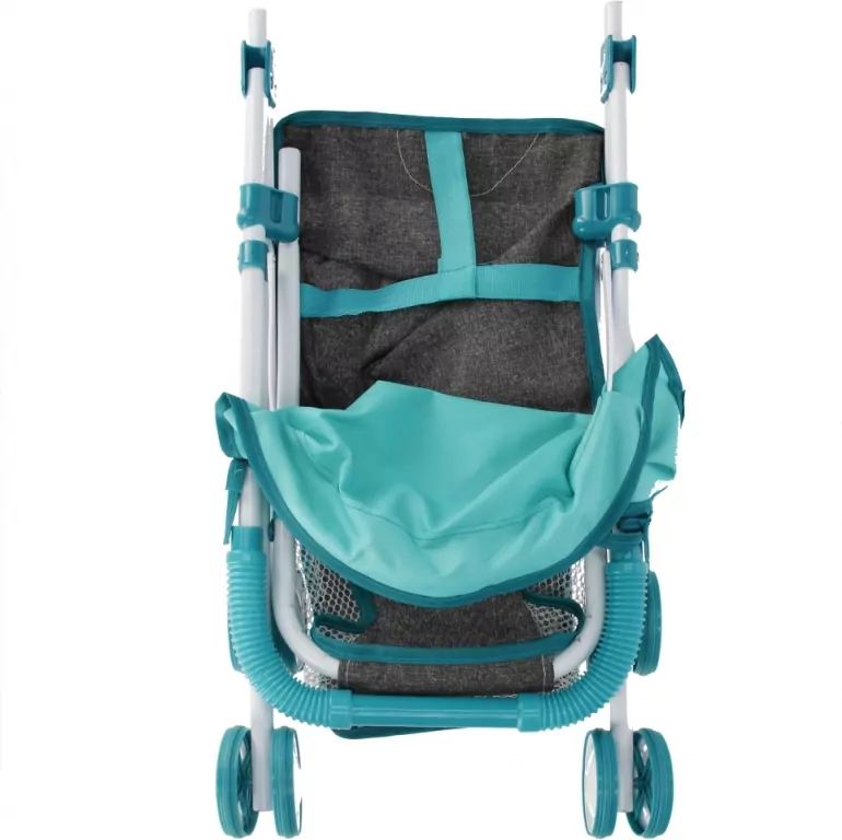 Mega Creative. Wózek spacerowy dla lalek metalowy, szary - tantis.pl