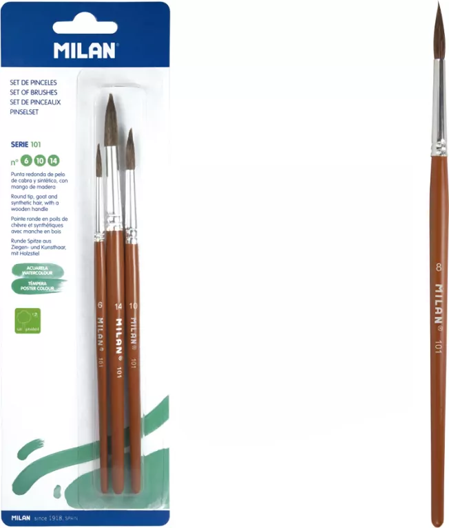 Pędzle zestaw 6,10,14 seria 101 - tantis.pl