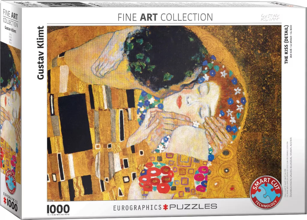 Puzzle 1000 The Kiss (Detail) 6000-0142 - tantis.pl