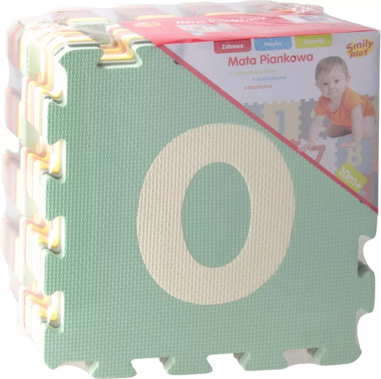 Mata piankowa pastelowa Cyfry - tantis.pl