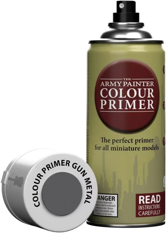 The Army Painter: Colour Primer - Gun Metal (2022) - tantis.pl