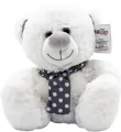 Kolekcja srebrna. Miś biały 25cm - tantis.pl