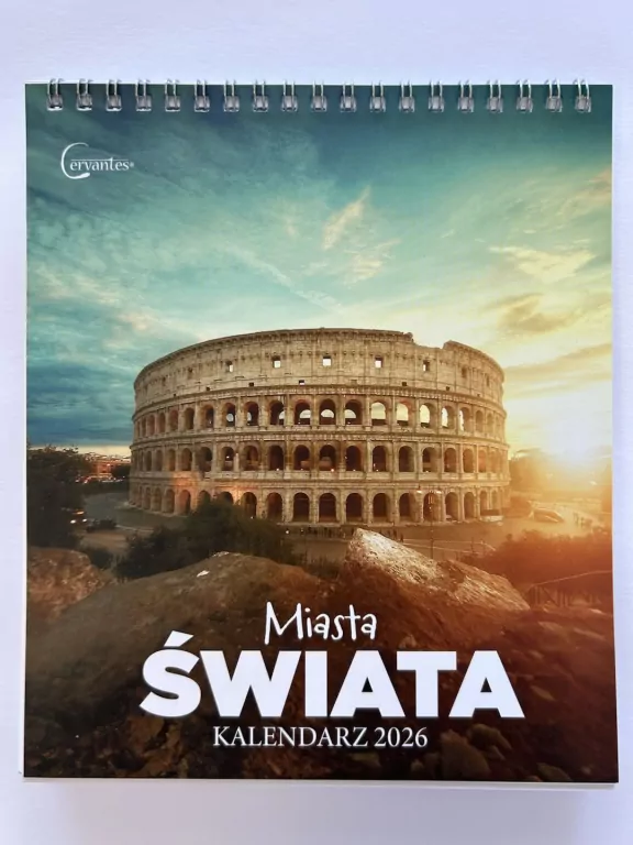 Kalendarz 2026 biurkowy 17x20cm Miasta świata - tantis.pl
