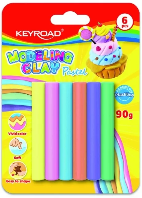 Plastelina pastel 15g 6 kolorów - tantis.pl