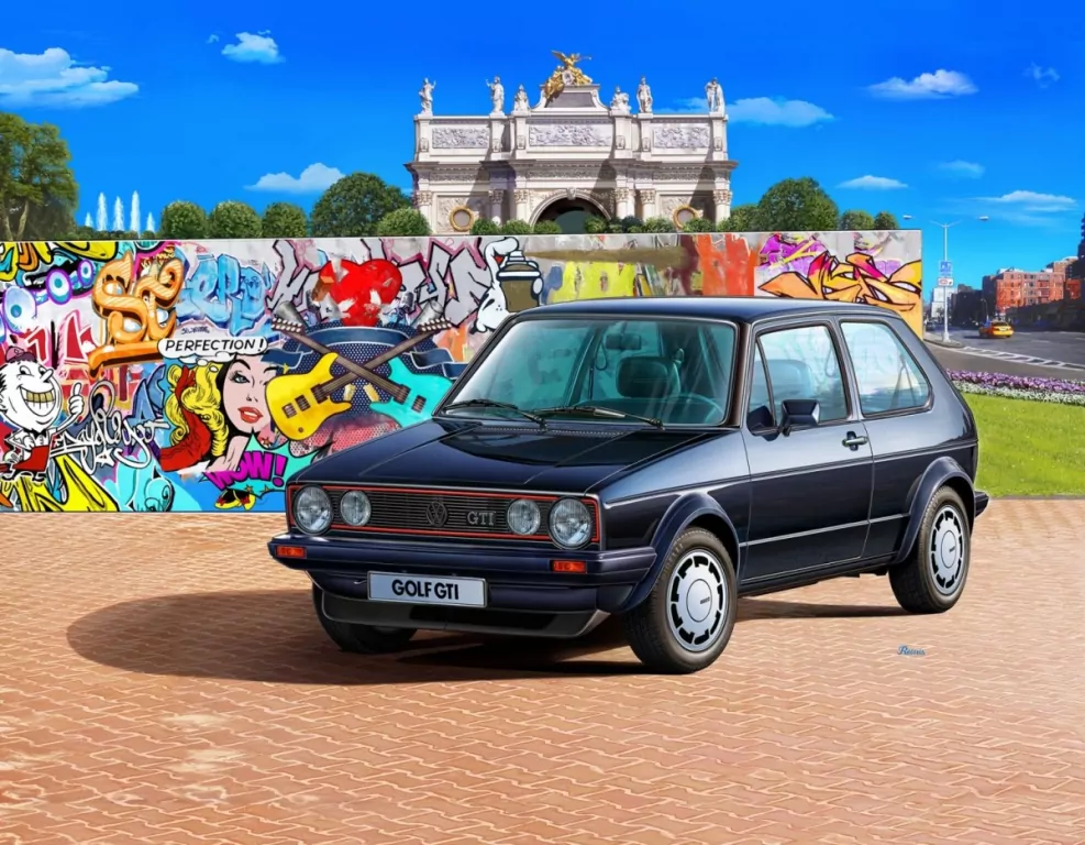 Model do sklejania VW Golf1 - tantis.pl