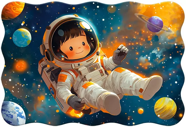 Puzzle 20 Maxi Little Astronaut CASTOR - tantis.pl